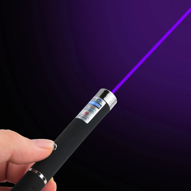 Laser Pointer Red Green Purple Three-color Laser Pointer Projection Teaching Demonstration Pen Toys for Pets and Cats