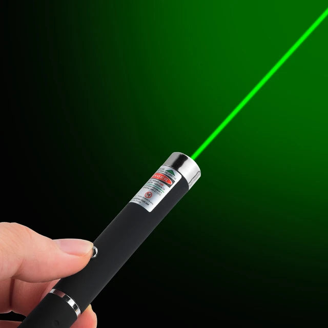 Laser Pointer Red Green Purple Three-color Laser Pointer Projection Teaching Demonstration Pen Toys for Pets and Cats