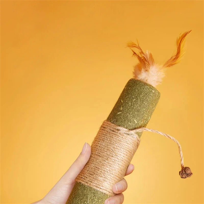 Smart Cat Toys Interactive Ball Plush Electric Catnip Training Toy Kitten Touch Sounding Pet Product Squeak Toy Ball Cat Supplie