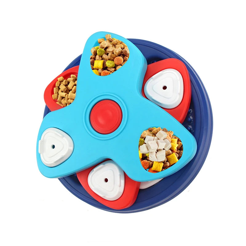 Slow Feeder Dog Bowl Mental Stimulate Detachable Puzzle Slow Eating Pet Bowl Anti-slip Interactive Treat Dispenser Toys for Dogs