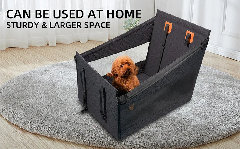 Dog Car Seat for Small To Large Dogs Pet Nest Back Seat Extender for Car Back Seat Waterproof Dog Hammock with Mesh Pocket