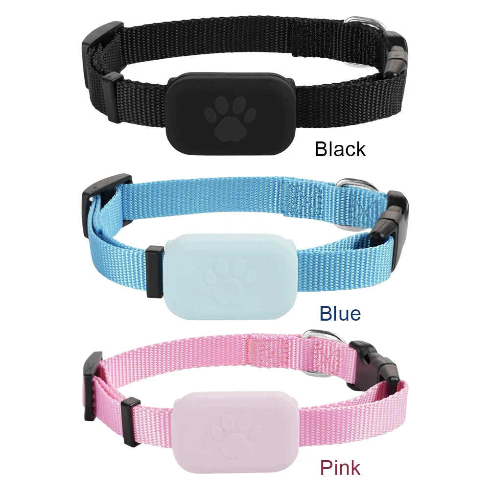 Pet GPS Tracker with Adjustable Collar Cat Locator Cat Tracker for Cats and Dogs