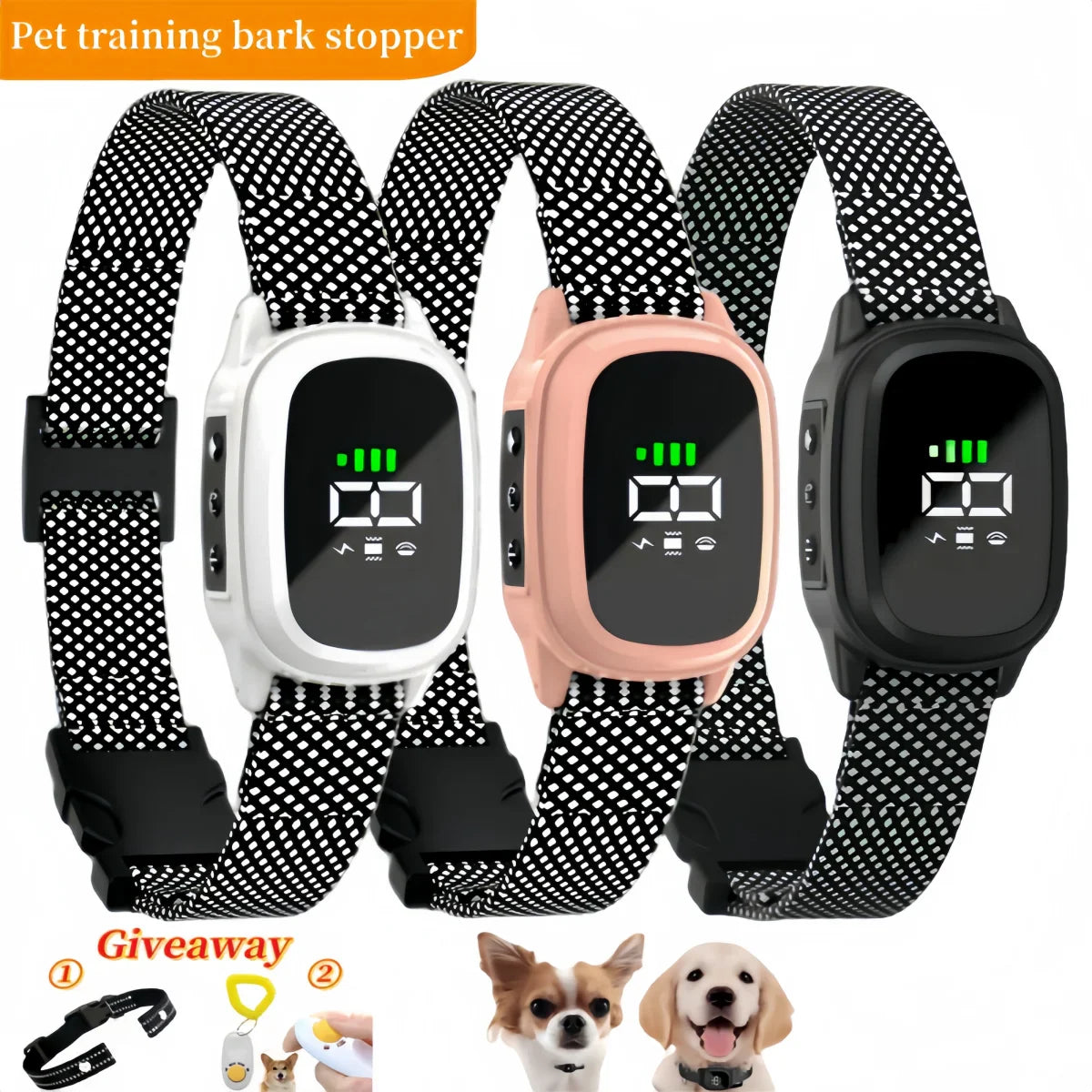L.E.D. Light up Collars/Anti-Bark devices/GPS Tracking  Collars