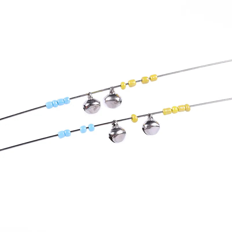 5pcs Funny Kitten Cat Teaser Interactive Toy Rod with Bell and Feather Toys For Pet Cats Stick Wire Chaser Wand Toy Random Color