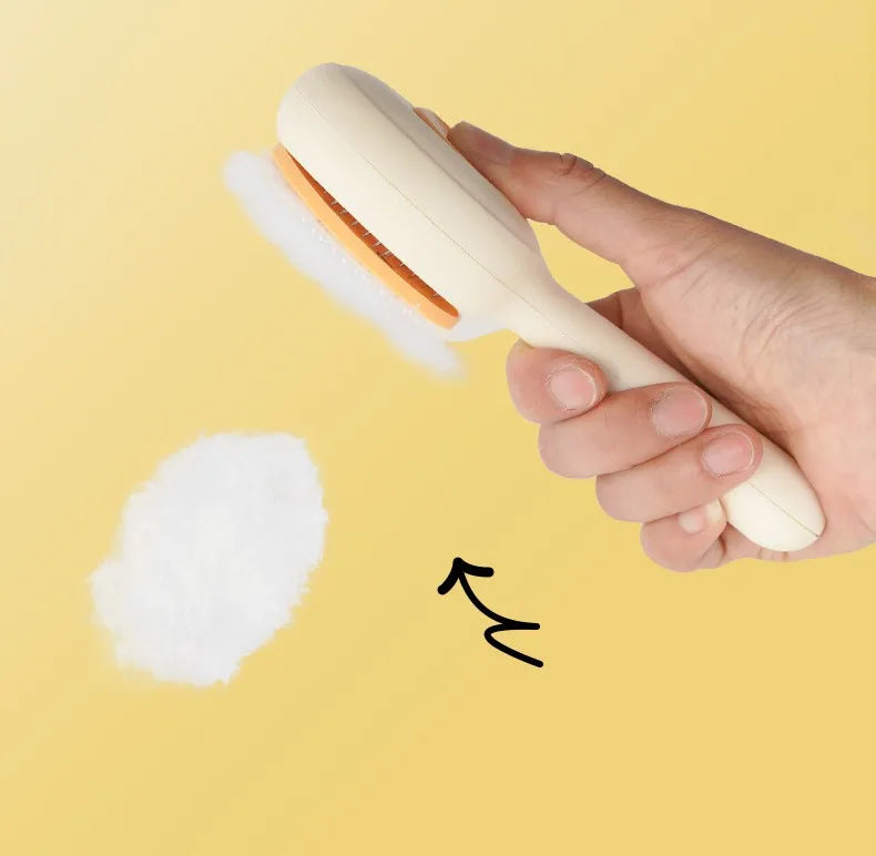 Cat Brush Self-cleaning Cat Brush Pet Hair Remover One Click Combs for Cats Hair Cleaning Pet Grooming Massage Dog Comb Brushes