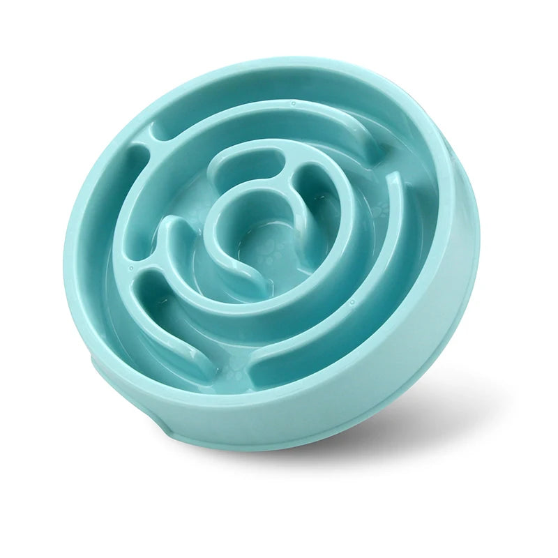 Slow Feeder Dog Bowl Mental Stimulate Detachable Puzzle Slow Eating Pet Bowl Anti-slip Interactive Treat Dispenser Toys for Dogs