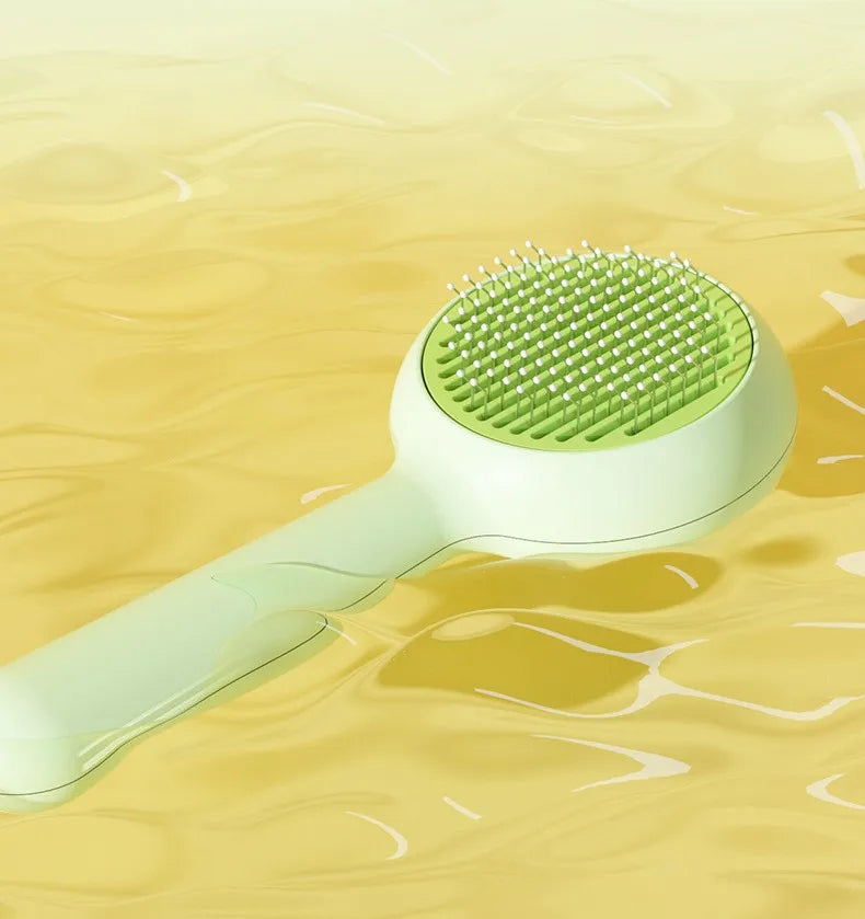 Cat Brush Self-cleaning Cat Brush Pet Hair Remover One Click Combs for Cats Hair Cleaning Pet Grooming Massage Dog Comb Brushes